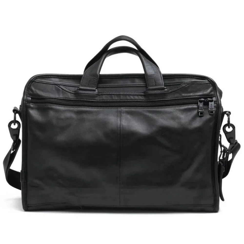 TUMI Business Bag for Men ALPHA2 COMPACT LARGE SCREEN LAPTOP BRIEF Napa Leather